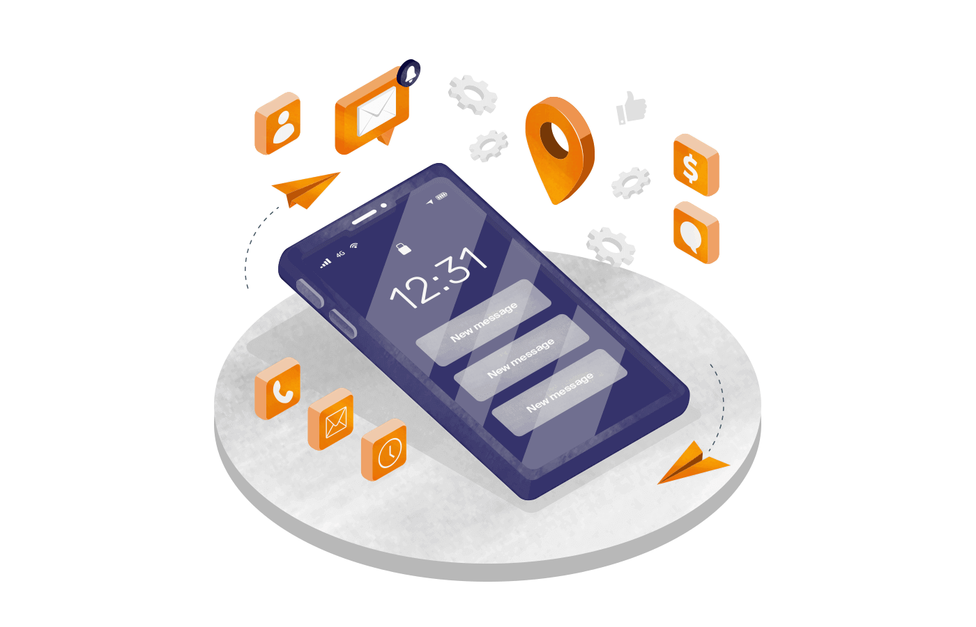 SMS Gateway App Interface